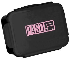 Пищевой контейнер Paso PP22RO-3036 11P-07690, 0.65 л, 16 см x 12 см, черный цв./розовый цв.