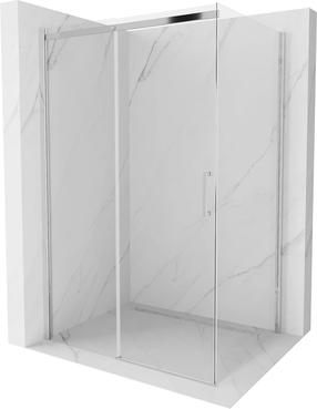 Dušo kabina Mexen Omega, stačiakampė, be padėklo, 120 cm x 70 cm x 190 cm, chromo sp./grūdintas