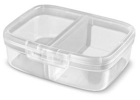 Pārtikas trauks Curver Snap Box, 1.8 l, 22 cm x 17 cm, caurspīdīga krās.