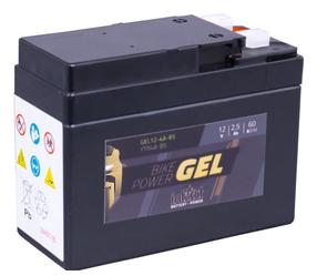 Akumuliatorius IntAct Bike Power GEL, 12 V, 2.5 Ah, 60 A