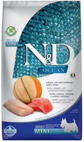 Sausas šunų maistas Farmina N&D Ocean, lašiša, 2.5 kg