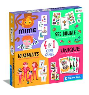 Набор настольных игр Clementoni 4IN1 CARD GAME 50831