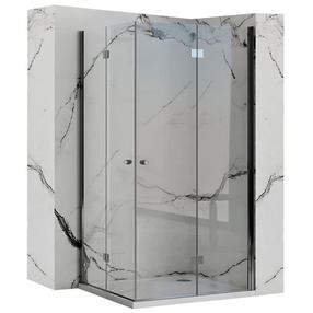 Душевая кабина Rea Fold N2, квадратная, без поддона, 80 см x 80 см x 190 см, серый цв./закаленный