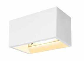 Valgusti seinale SLV Plastra QT-DE12 1002238, R7s, 1 x 20 W, valge v. / valge v.
