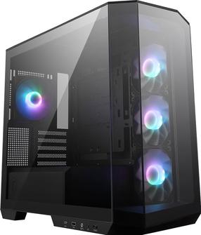 Корпус компьютера MSI MAG Pano M100R PZ ARGB, прозрачный цв./черный цв.