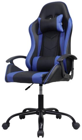 Darbo kėdė Happygame 6911, 59 x 47 x 116 - 126 cm, mėlyna sp./juoda sp.