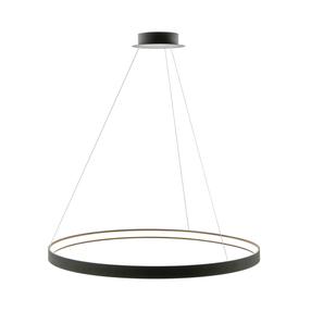 Светильник потолочный Zuma Line Circle LA0722/1-BK, LED, 3000 °К, 1 x 70 Вт, черный цв. / черный цв.