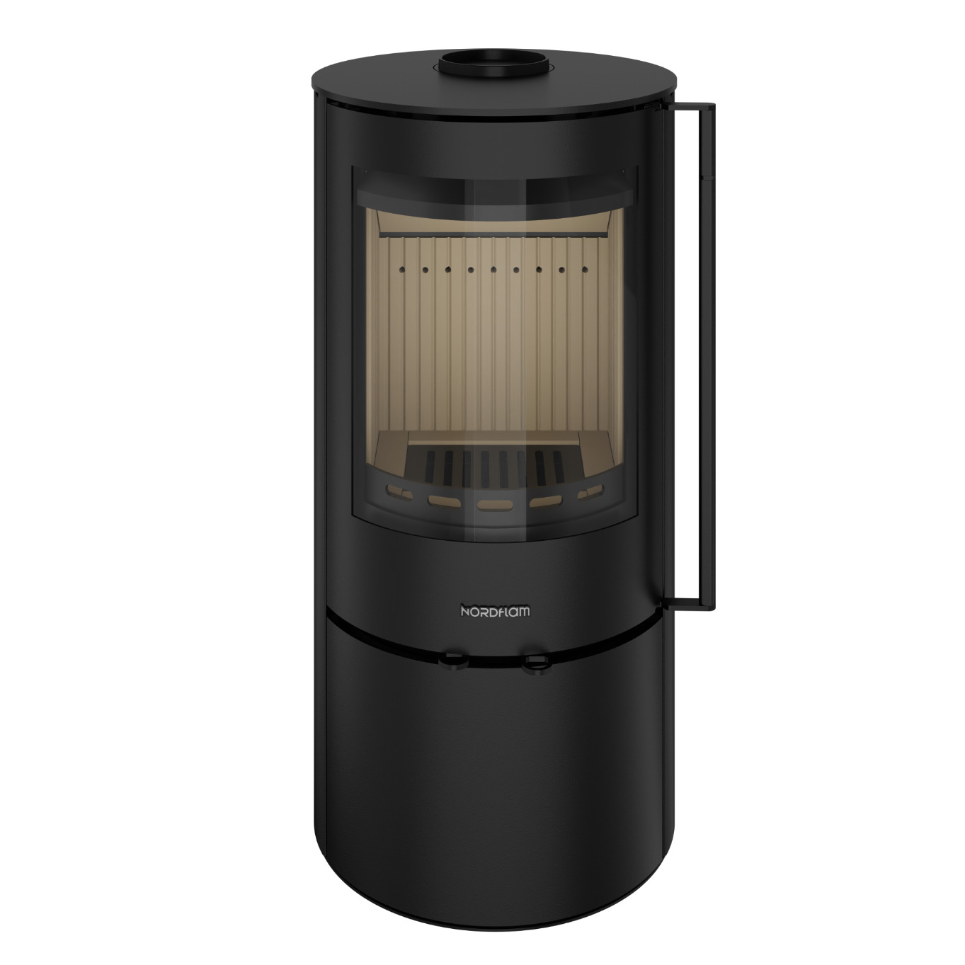 Kietojo kuro krosnelė Abx ATLANTIK 7, 6.5 kW - Senukai.lt