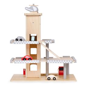 Automobilių stovėjimo aikštelė EcoToys Garage Parking W04B047B, įvairių spalvų