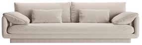 Sofa Micadoni Torino Structured, šviesiai smėlinė, 250 x 103 cm x 83 cm