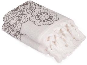 Vonios rankšluosčių rinkinys Foutastic Marcello 321SHS1297, dramblio kaulo sp./pilka sp., 90 cm x 50 cm, 2 vnt.