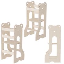 Edukacinis žaislas Kalune Design Bear Tower 8, 38 cm, ąžuolo sp.