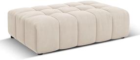Pufas Micadoni Home Jennifer Velvet, smėlio sp., 102 cm x 80 cm x 40 cm