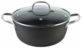 Ketaus puodas Cookini Pak Choi HTXA1216-CX, Ø24 cm, 3.7 l, juoda sp.