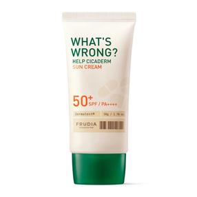 Krēms iedeguma kopšanai sejai Frudia What's Wrong? Help Cicaderm SPF50+, 50 g