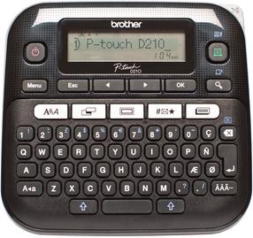 Etikečių spausdintuvas Brother PT-D210VPYJ1, 490 g, juoda sp.