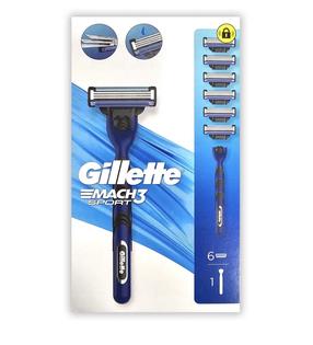 Skūšanās komplekts Gillette Mach3 Sport