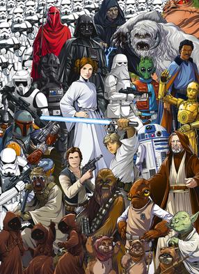 Fototapetas Komar STAR WARS Classic 4-4111, 254 cm x 184 cm