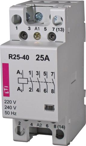 Kontaktorius ETI AC-1, 25 A, 3 kW