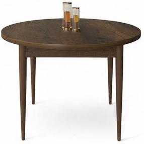 Valgomojo stalas Kalune Design Rox, ruda sp., 90 cm x 90 cm x 75 cm