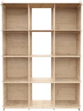 Pastatoma lentyna Kalune Design Zimba, ąžuolo sp., 132 cm x 92.5 cm x 30 cm
