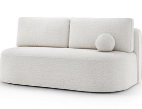 Sofa-lova Lilana Royal 01, balta sp., 193 x 96 cm x 93 cm