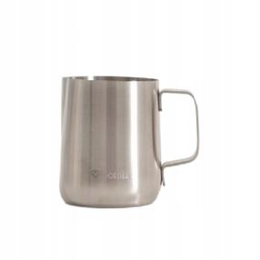 Puodelis pienui Homla Ontario Basic, 350 ml, sidabro sp., nerūdijantysis plienas