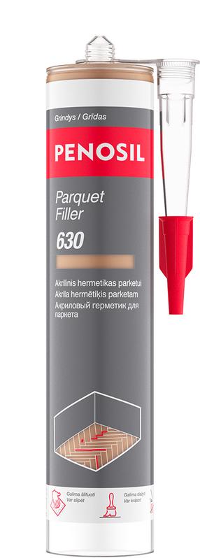 Špaktele Penosil Parquet Filler 630 PF90, gatavs lietošanai, tumša ozola krās., 0.3 l