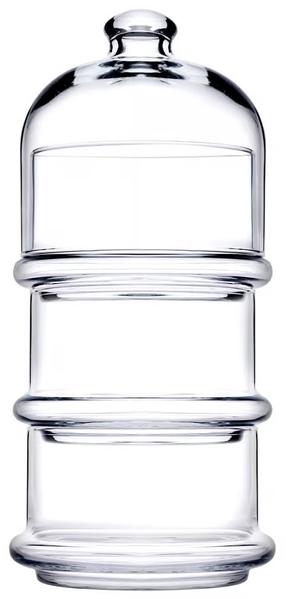Serviravimo lėkštė Pasabahce Villa Patisserie, Ø 11.8 cm, Skaidri sp.