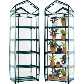 Mini kasvuhoone Springos, 70 cm x 50 cm x 190 cm
