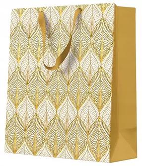 Dāvanu maisiņš Paw Decor Collection Ornamental Gold Tile, 10 cm x 25 cm x 20 cm, zelta krās.