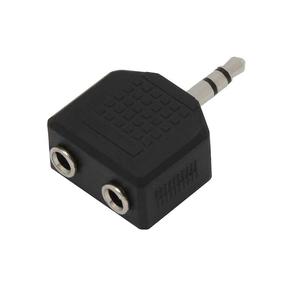 Adapteris Blow 91-217 3.5mm Vīrietis, 2x3.5mm Sieviete, melna krās.