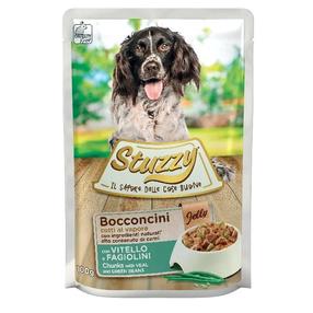 Märg koeratoit Stuzzy Jelly Veal & Green Beans, vasikaliha, 0.1 kg