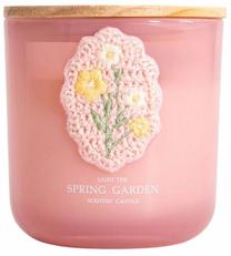 Žvakė, aromatinė Homla Crohet Spring Garden, 45 h, 300 g, rožinė sp.