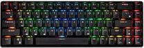 Belaidė žaidimų klaviatūra Modecom Volcano Lanparty RGB Volcano Lanparty RGB Gateron Yellow, EN, juoda sp.