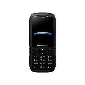 Telefons ar pogām Hammer Horizon LTE, 128 MB, melns krās.