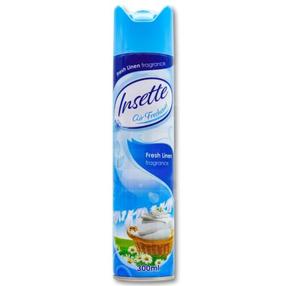 Gaisa atsvaidzinātājs Insette FRESH LINEN, 0.33 l