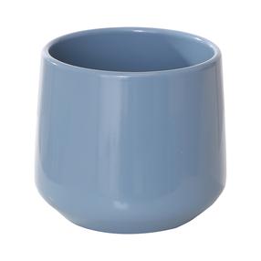 Lillepott Domoletti SATURN, keraamiline, Ø 14 cm, sinine v.