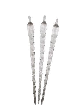Eglutės žaisliukas Christmas Touch Icicle, skaidri sp., 29 cm, plastikas, 3 vnt.