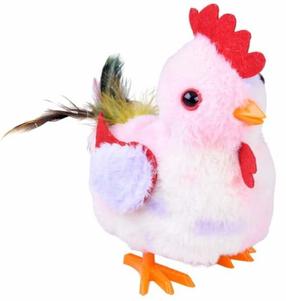 Žaislinis gyvūnas, višta Cute Plush Pet, 16 cm, balta sp.
