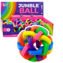 Lavinimo žaislas, kamuolys Lean Toys Jumble, 7.5 cm, įvairių spalvų