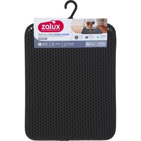 Kaķu tualetes paklājiņš Zolux, gumija, Melna krās.