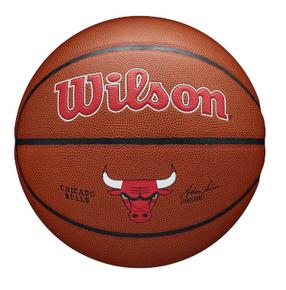 Krepšinio kamuolys Wilson Team Alliance Chicago Bulls, 7 dydis, raudona sp./oranžinė sp.