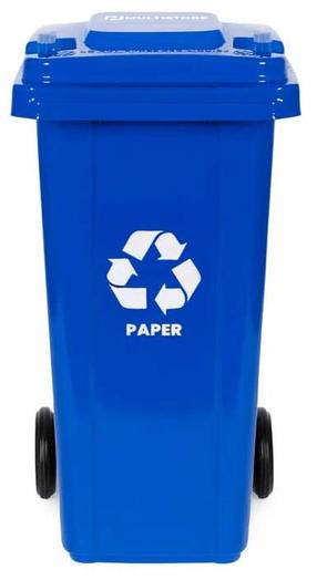 Konteineris MultiStore Paper, mėlyna sp., 120 l