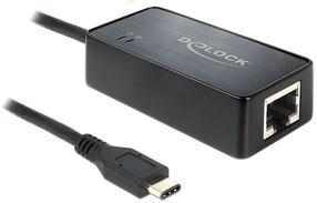 Adapter Delock RJ-45, USB-C, 0.26 m, must v.