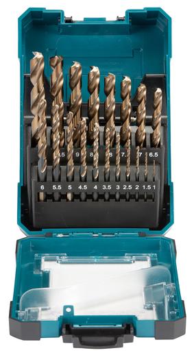 Metalo grąžtų rinkinys Makita M-Force D-67583, metalas, sraigtinis, tri-flat, 1-10 mm x 15 cm