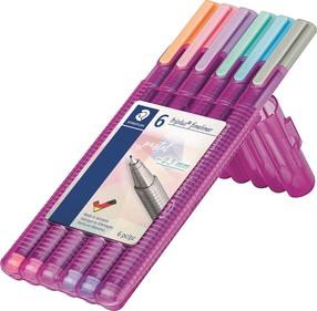 Pastakad Staedtler, mitmevärviline, 0.3 mm, 6 tk