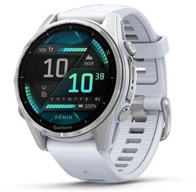 Išmanusis laikrodis Garmin Fenix 8 43mm AMOLED 010-02903-00, sidabro sp.