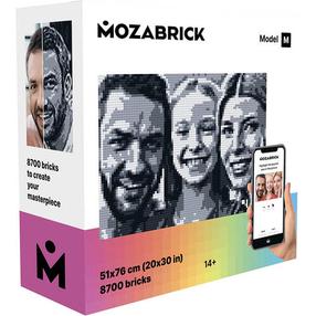 Konstruktors Mozabrick Model M, 8700 gab., pelēka krās.