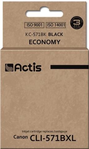 Rašalinio spausdintuvo kasetė Actis Standard KC-571, juoda sp., 12 ml
